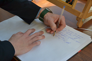 Відкриття виставки портретів студентів, написаних Сергієм Позняком - фото №22