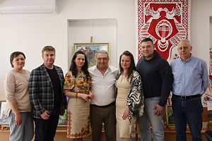 Виставка авторських художніх робіт викладачів факультету будівництва та архітектури «Мистецька палітра» - фото №11