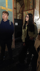 Екскурсія здобувачів освіти Фахового коледжу КиМУ в Софійський Собор - фото №6