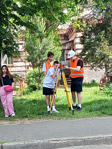 Геодезична практика на факультеті будівництва та архітектури  і Фаховому коледжі КиМУ - фото №7