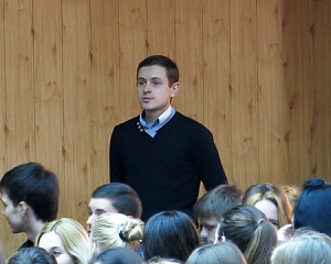 Участь студентів Коледжу КиМУ в зустрічі з народним депутатом ВР України Л. Оробець - фото №3