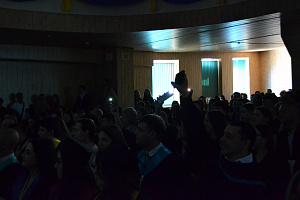 Урочистості з нагоди вручення дипломів випускникам Університету і Фахового коледжу КиМУ - фото №9
