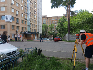 Геодезична практика на факультеті будівництва та архітектури  і Фаховому коледжі КиМУ - фото №5