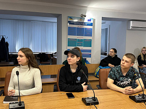Зустріч студентів із відомим кіноперекладачем Олегом Колесніковим  - фото №8