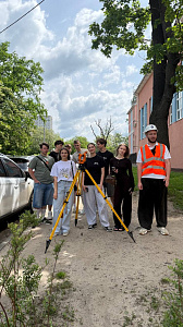 Геодезична практика на факультеті будівництва та архітектури  і Фаховому коледжі КиМУ - фото №14